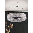 Lustra moderna cristal cromata 12xE14/40W, Ring LU 2408/12/110 Chrom Orion